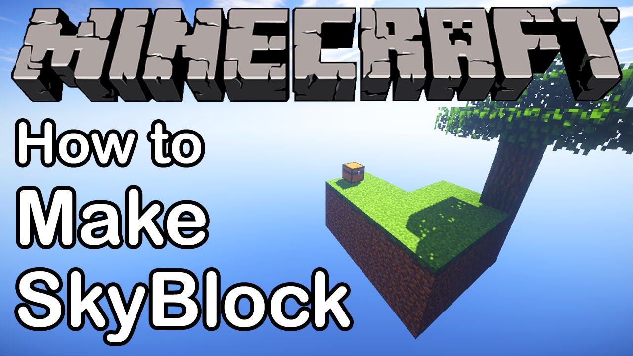 minecraft skyblock how to make